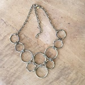 Premier Designs Statement Necklace Vintage Gold